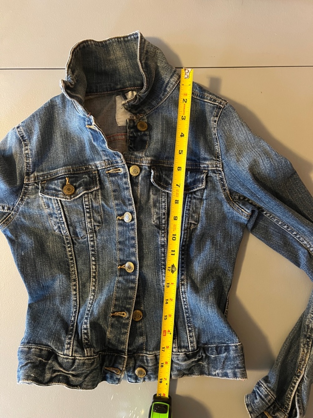 L.O.G.G. Label of Graded Goods by H&M Distressed Jean Jacket, size 2 - Picture 11 of 16